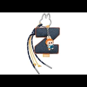 "Z"- Pop Mart Labubu Pin For Lpve Pendant